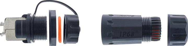 Produktbild InLine Patchkabelbuchse Set RJ45 Cat.6A (CAT6a, 0.90 m)