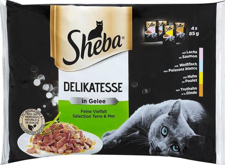 Image du produit Sheba Délicatesse en gelée (Adulte, 4 pcs, 85 g)