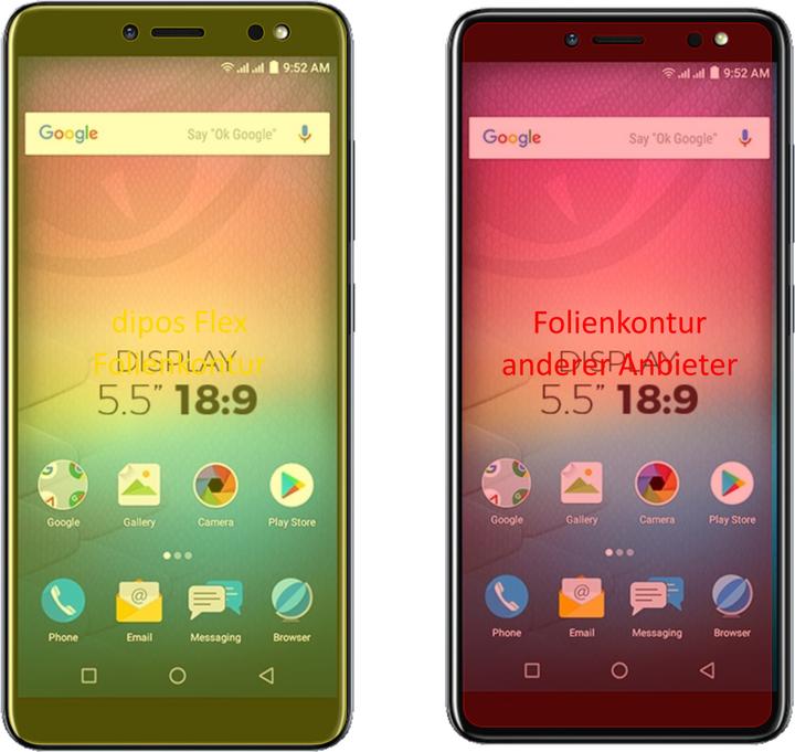 Actual product image Dipos Screen Protector Full-Cover 3D (3 pcs., Allview V3 Viper)