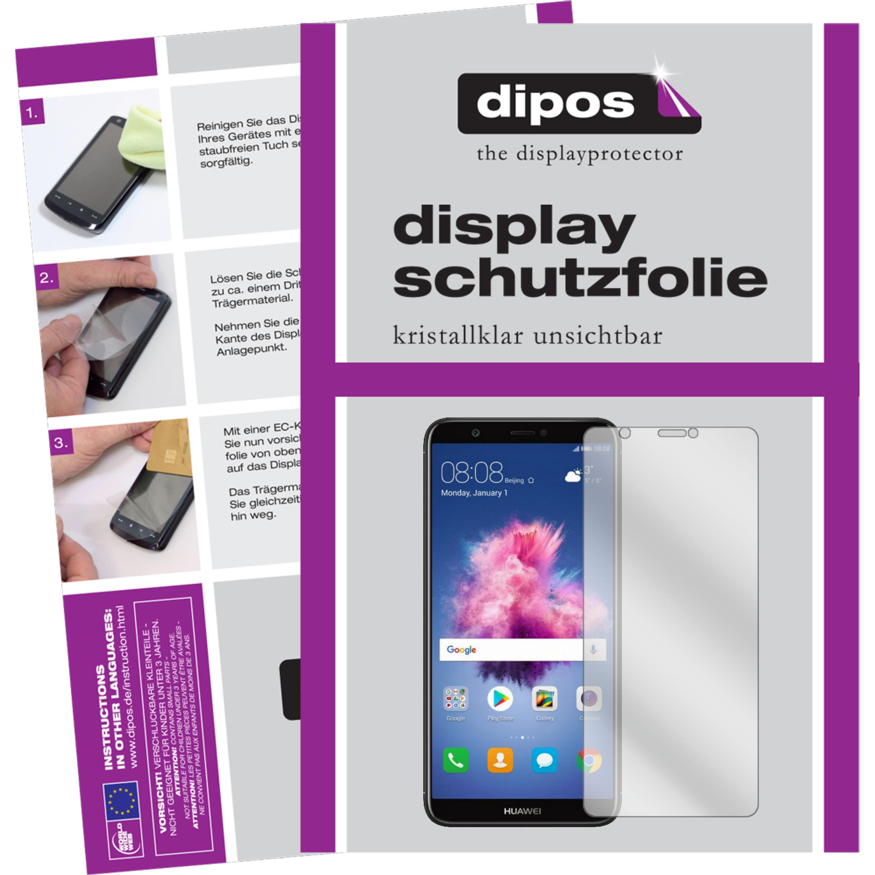 Dipos Displayschutzfolie Crystalclear (6 Stück, Huawei P Smart), Smartphone Schutzfolie, Transparent