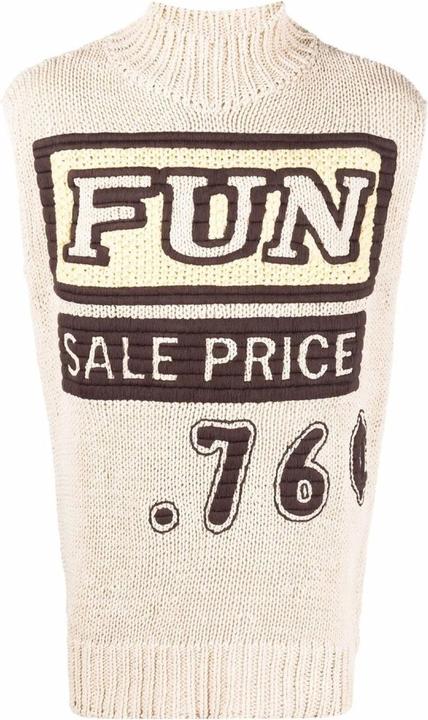 Immagine prodotto Jil Sander Slogan Print Vest Pullover (50)