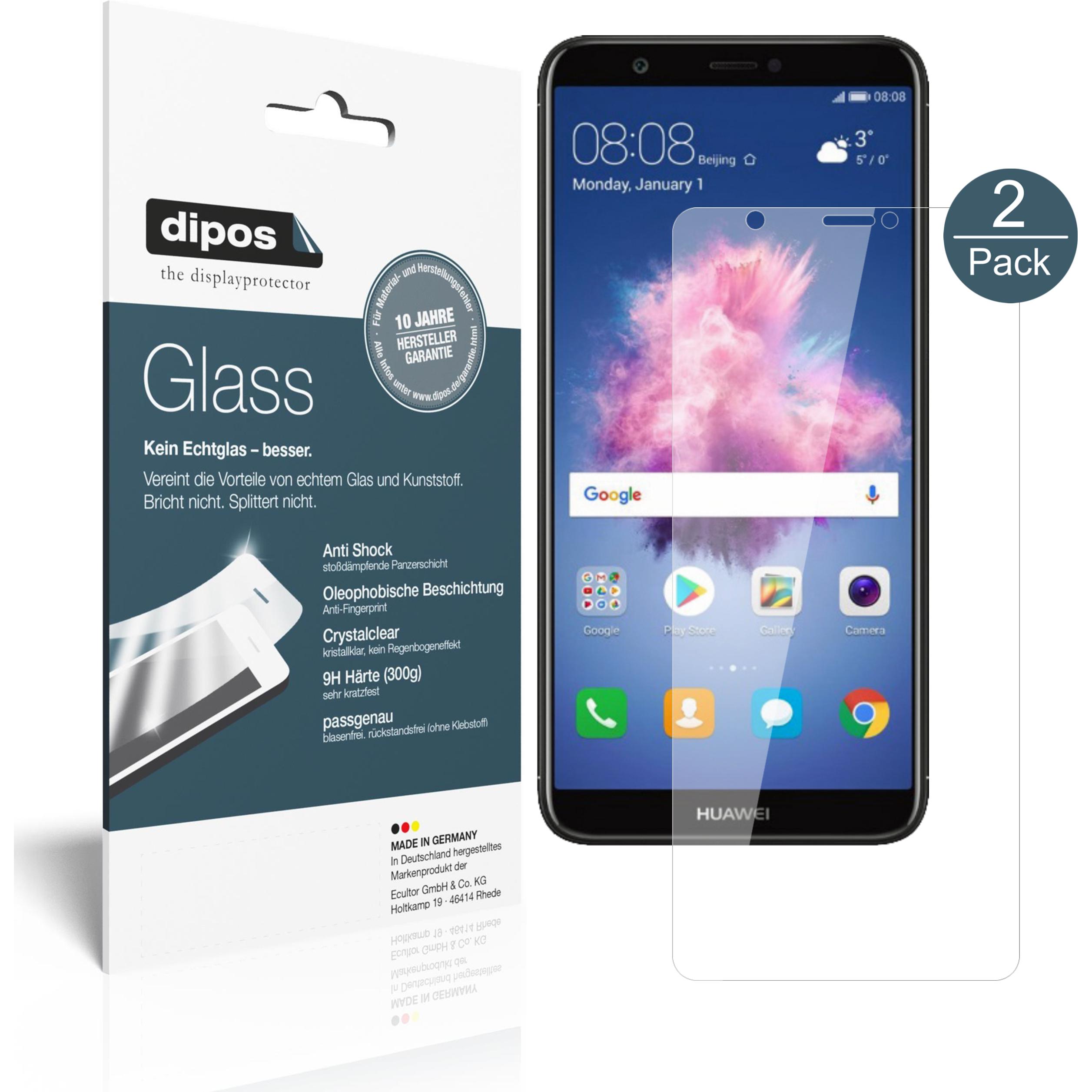 Dipos Displayschutz Anti-Shock (1 Stück, Huawei P Smart), Smartphone Schutzfolie, Transparent