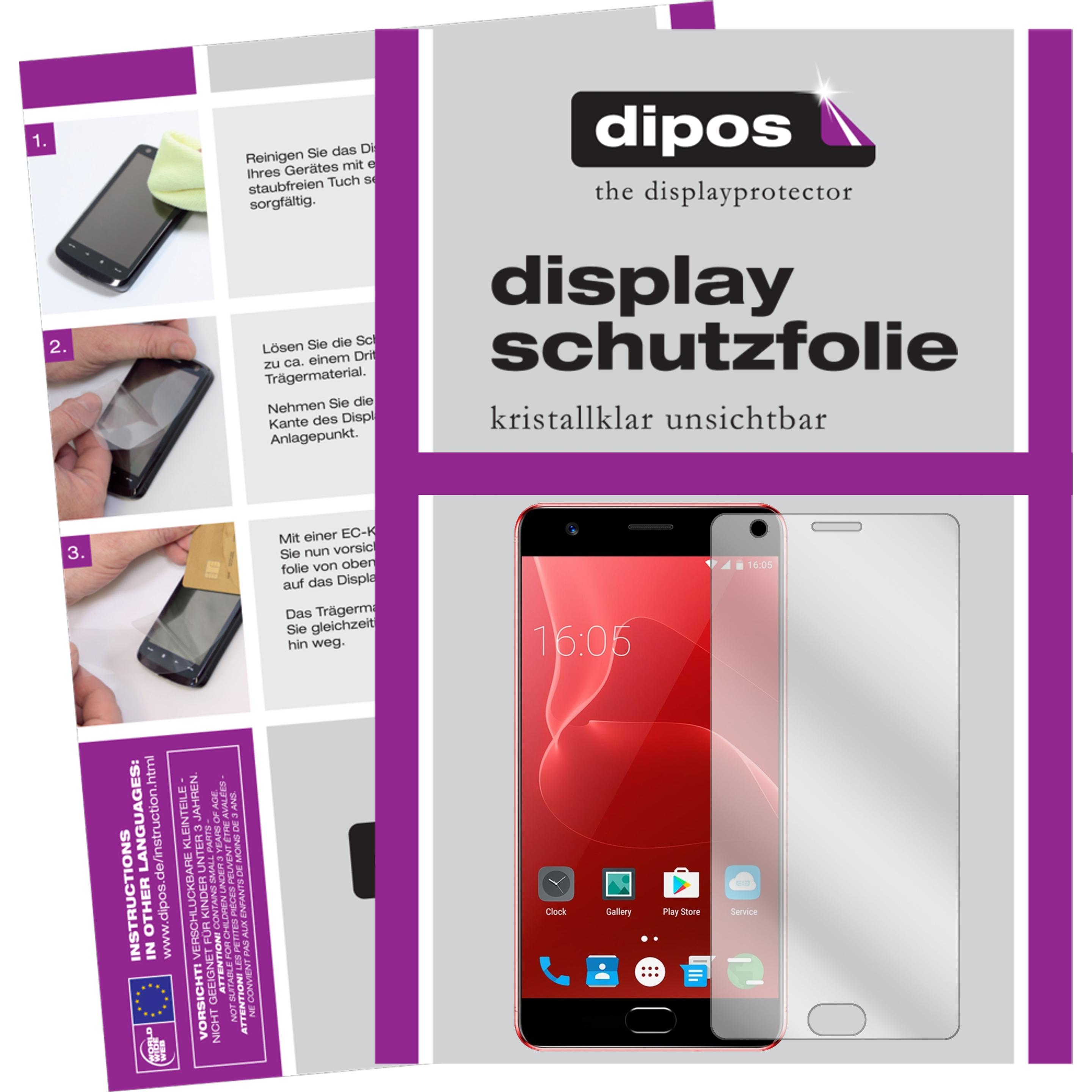 Dipos Displayschutzfolie Crystalclear (1 Stück, Elephone P8 Mini), Smartphone Schutzfolie, Transparent
