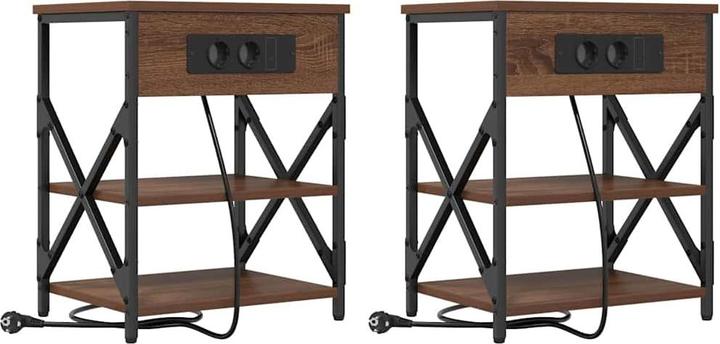 Actual product image vidaXL Bedside table (41 x 31 x 51 cm)