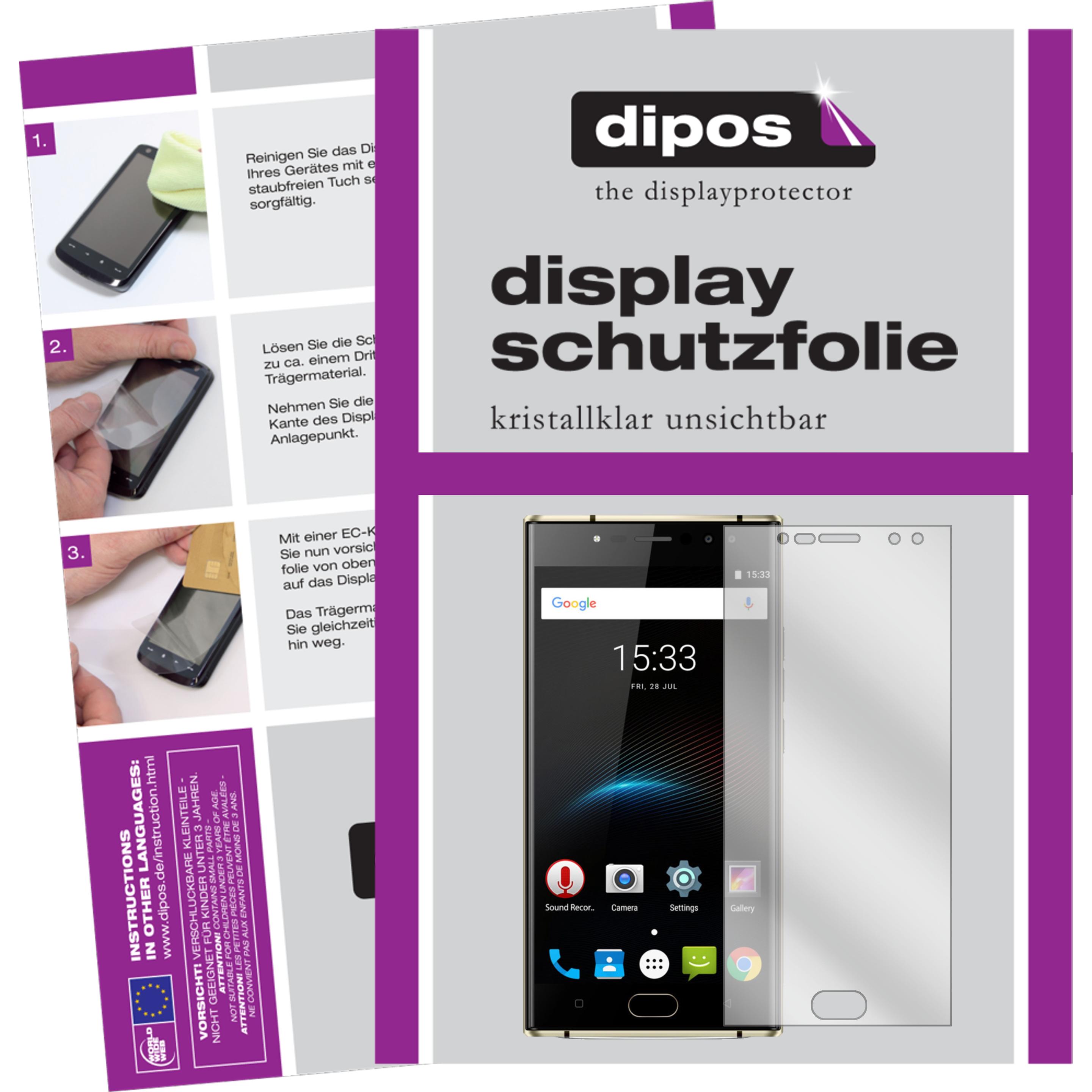 Dipos Displayschutzfolie Crystalclear (5 Stück, LG K3), Smartphone Schutzfolie, Transparent