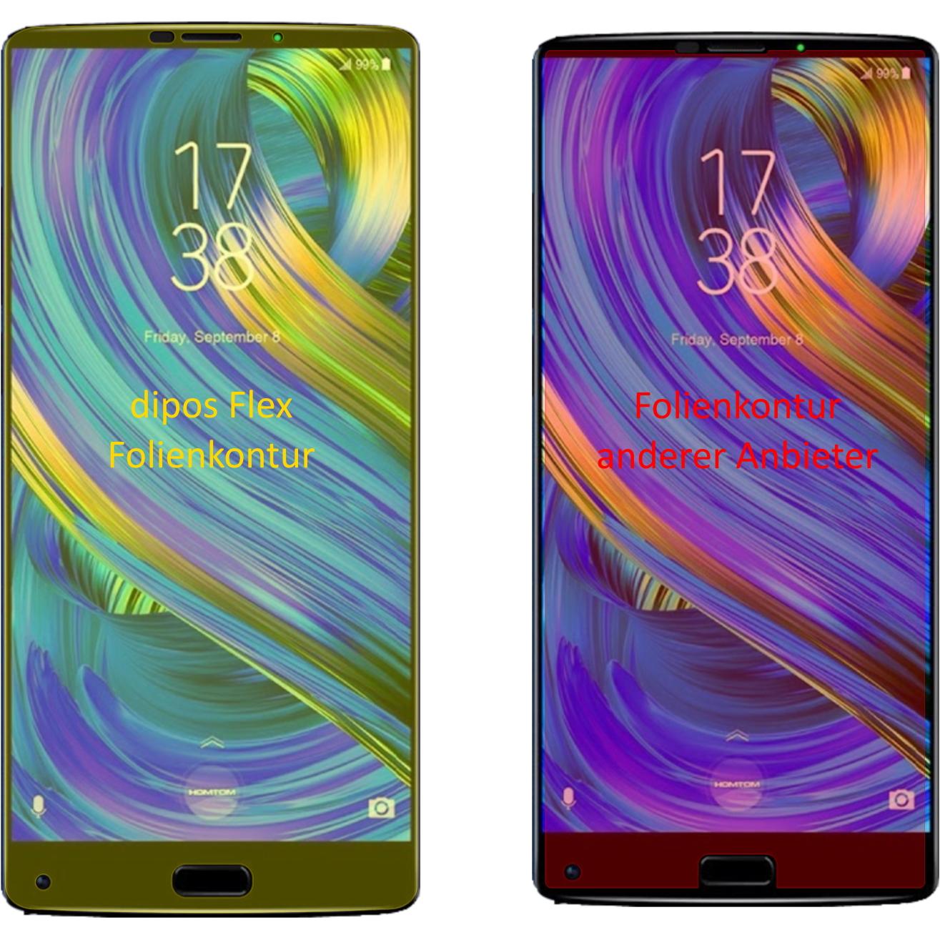 Thumbnail - Dipos Displayschutzfolie Full-Cover 3D (2 Stück, Samsung Galaxy S21), Smartphone Schutzfolie, Transparent