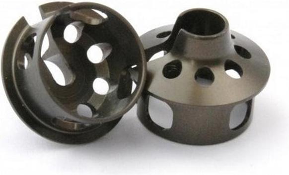 Hobbytech Federhalter unten Aluminium 2 Stück Spirit NXT