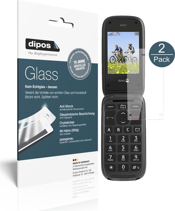 Actual product image Dipos Screen Protector Anti-Shock (2 pcs., Doro PhoneEasy 613)