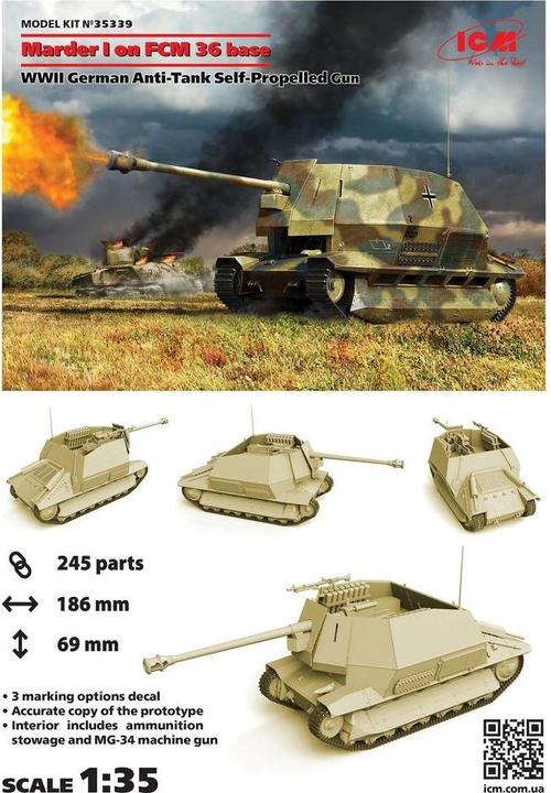 Actual product image ICM Marder I on FCM 36 base