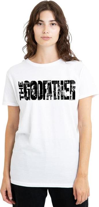 Actual product image The Godfather Unisex Adult Newspaper Logo T-Shirt (M)