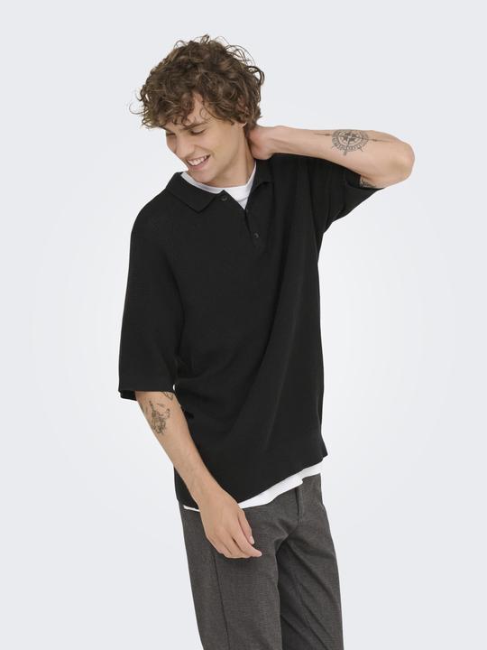 Produktbild Only & Sons ONSJAMES Gestricktes Poloshirt Polo (XS)