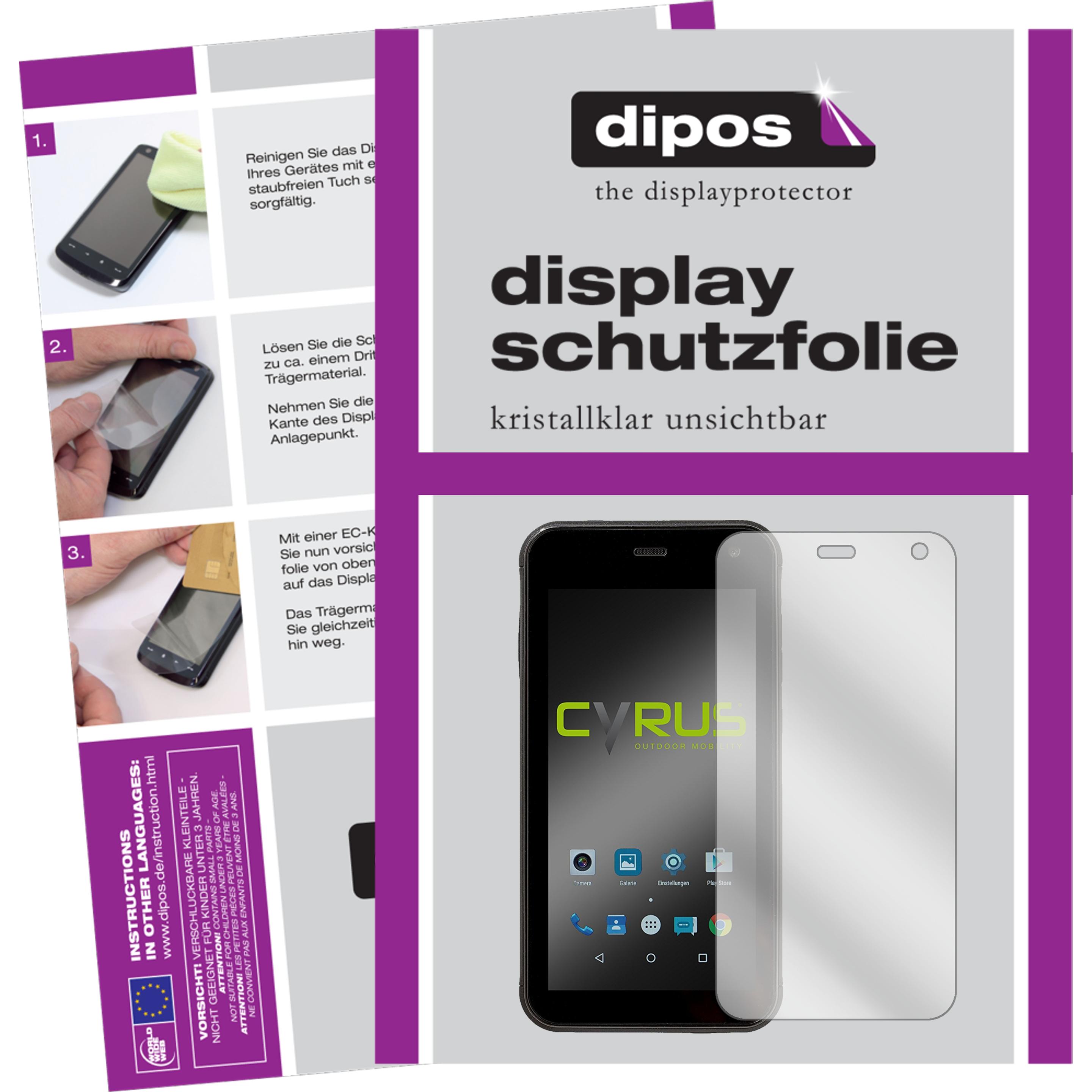 Thumbnail - Dipos Displayschutzfolie Crystalclear (6 Stück, Cyrus CS 22), Smartphone Schutzfolie, Transparent