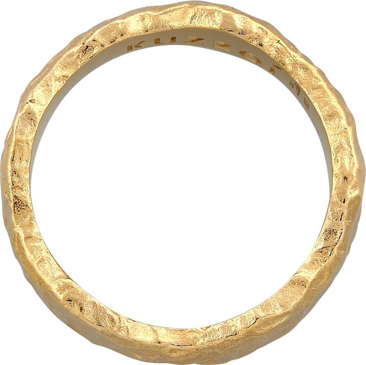 Immagine prodotto Kuzzoi Anello Uomo Anello a fascia Struttura organica Argento 925 (66, 925 Argento)