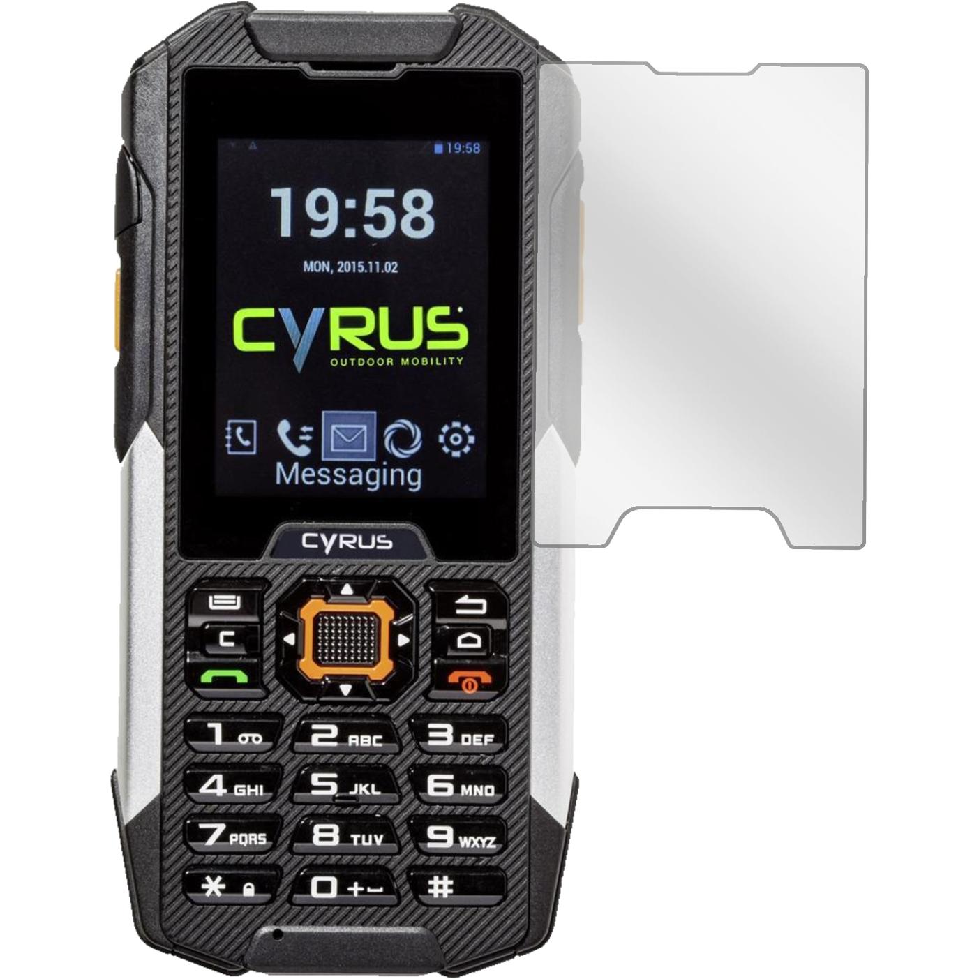 Thumbnail - Dipos Displayschutzfolie Crystalclear (2 Stück, Cyrus CM 16), Smartphone Schutzfolie, Transparent