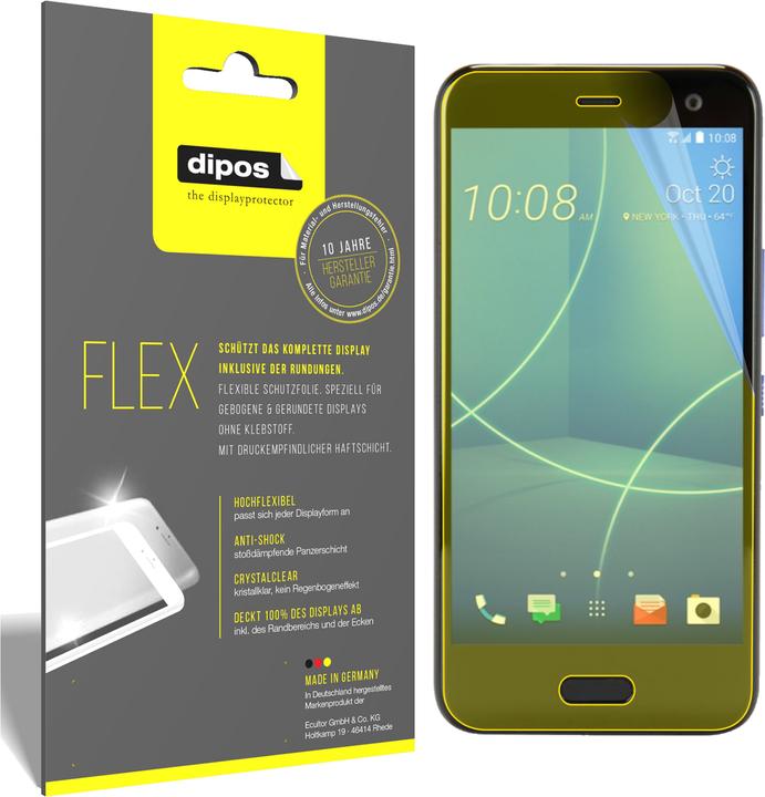Actual product image Dipos Screen Protector Full-Cover 3D (3 pcs., HTC U11 Life)