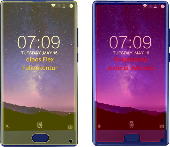 Produktbild Dipos Displayschutzfolie Full-Cover 3D (3 Stk., Doogee Mix)