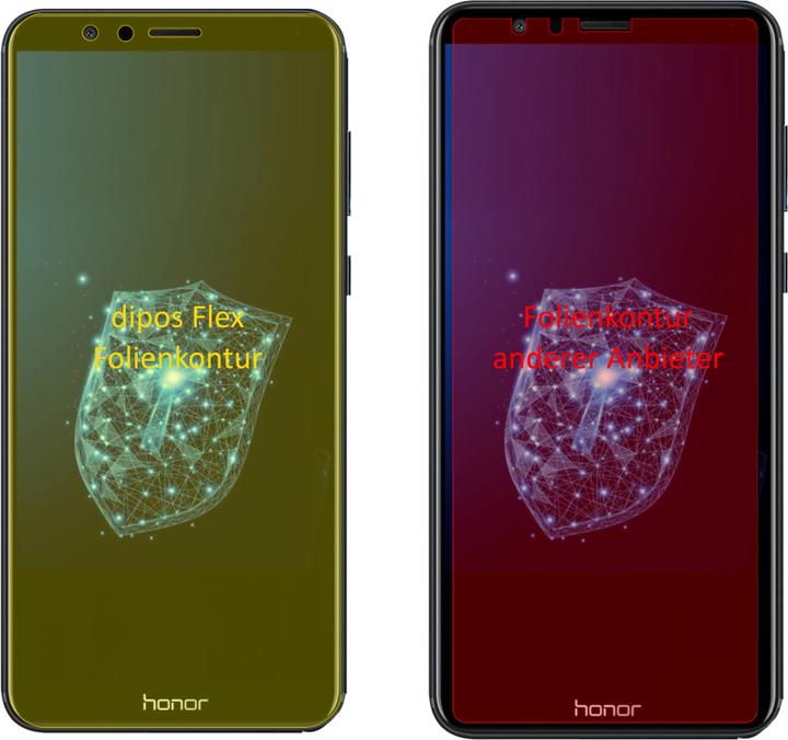Actual product image Dipos Screen Protector Full-Cover 3D (3 pcs., Honor 7X)