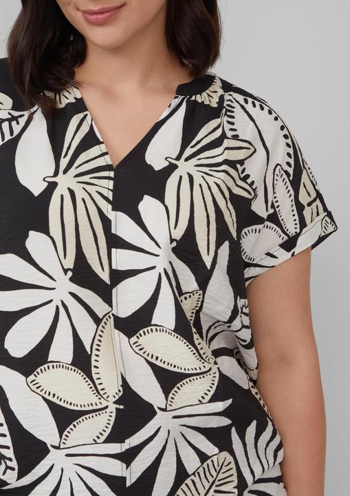 Image du produit S.Oliver Bluse Strukturierte Bluse mit Raff-Details (50)