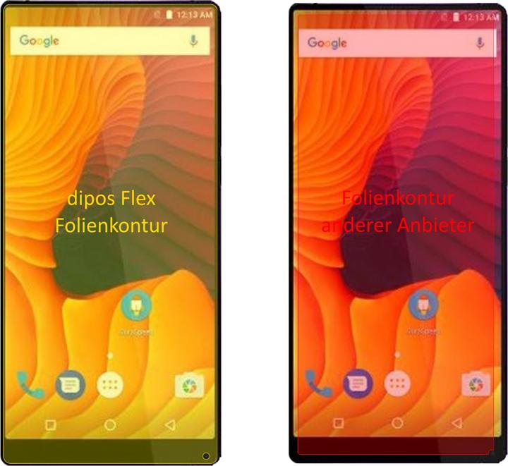 Immagine prodotto Dipos Pellicola Protettiva Full-Cover 3D (3 pz., Ulefone MIX 2)