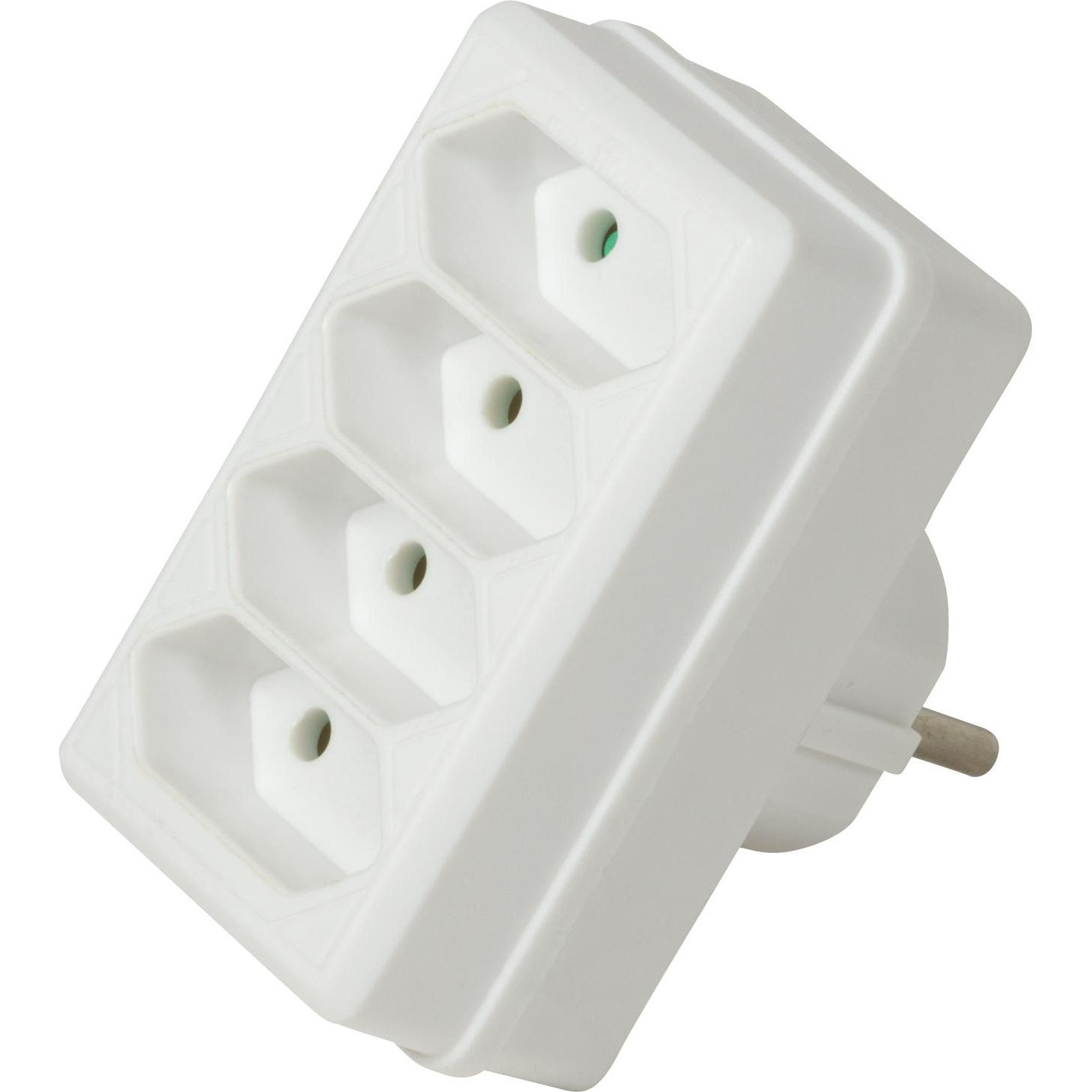 LogiLink, Steckdosenleiste, Steckdosenadapter (4 x, CEE 7/4)