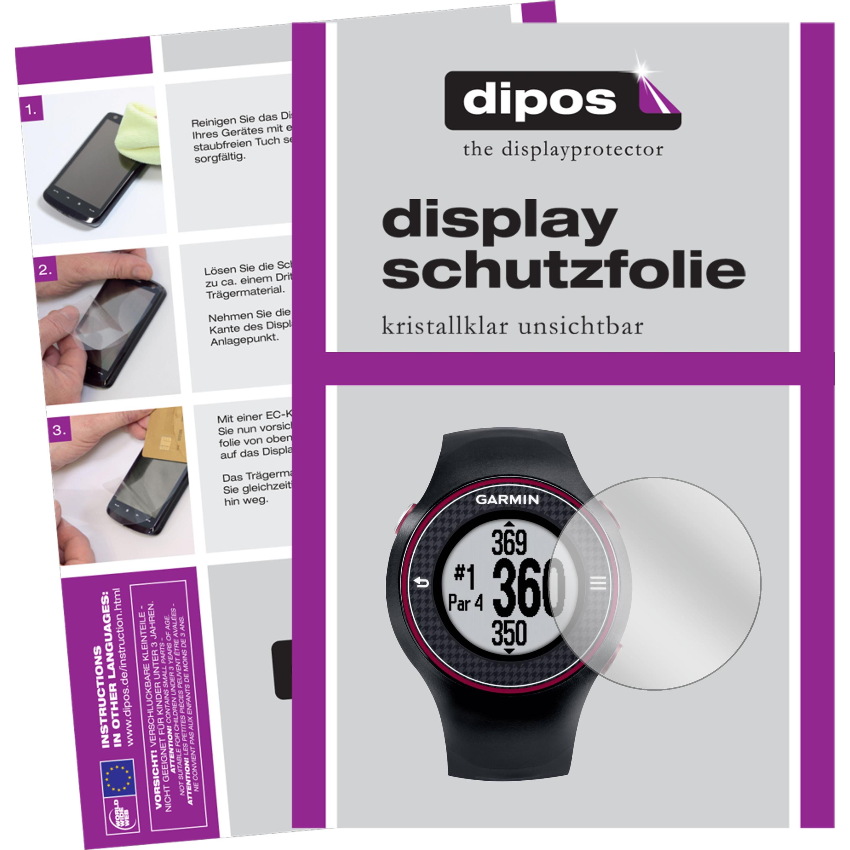 Dipos Displayschutzfolie Crystalclear, Smartwatch Schutzfolie, Transparent