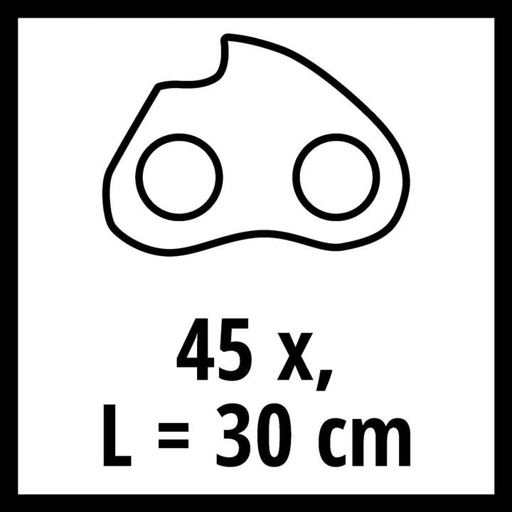 Produktbild Einhell Einh Ersatzkette 30cm 1,1 45T 3/8 4500192 (Kettensäge, Sägekette)