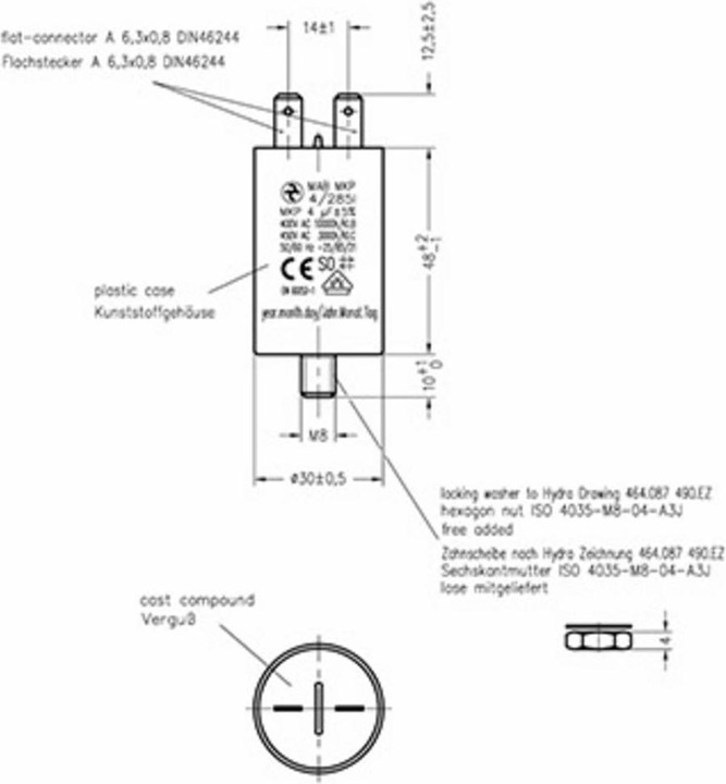 Produktbild MKP-Motorkondensatoren