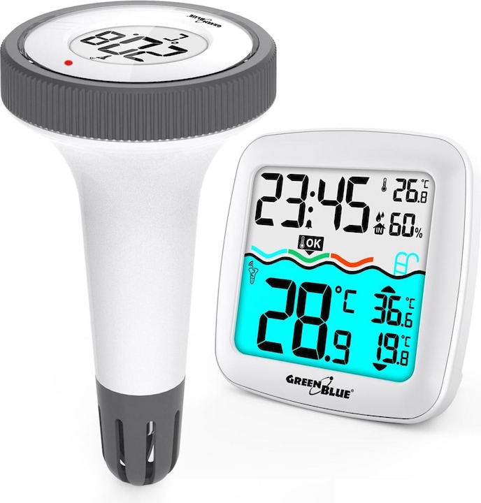 Actual product image Greenblue Pool thermometer with GB216 weather station