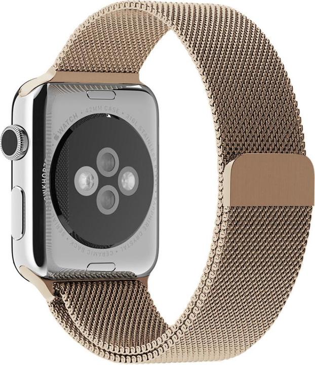 Image du produit PhoneLook Bracelet milanais en acier or vintage 38mm / 40mm / 41mm (38 mm, 40 mm, 41 mm, Aluminium)