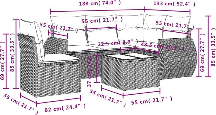Produktbild vidaXL Hazel