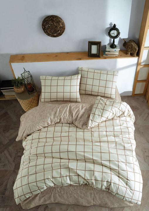 Productafbeelding L'essentiel Kare Ranforce Double Quilt Cover Set (Dekbedovertrek, 200 x 220 cm)