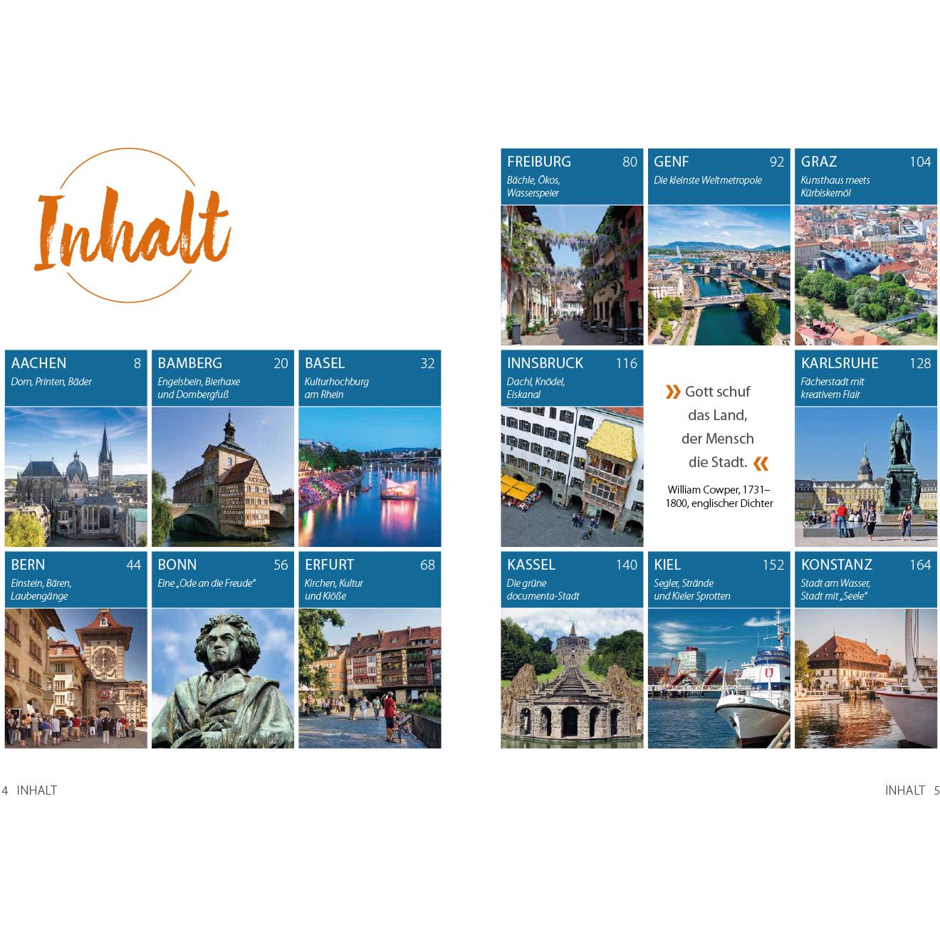 Thumbnail - Lieblingsstädte – Entspannte CityTrips in Deutschland, Österreich und der Schweiz: 28 Ideen abseits, Ratgeber von Reise ...