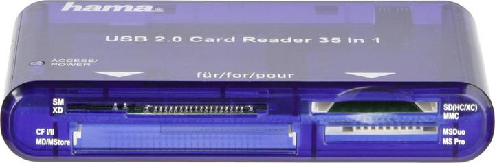Actual product image Hama USB 2.0 multi card reader 35in1 (USB 2.0)