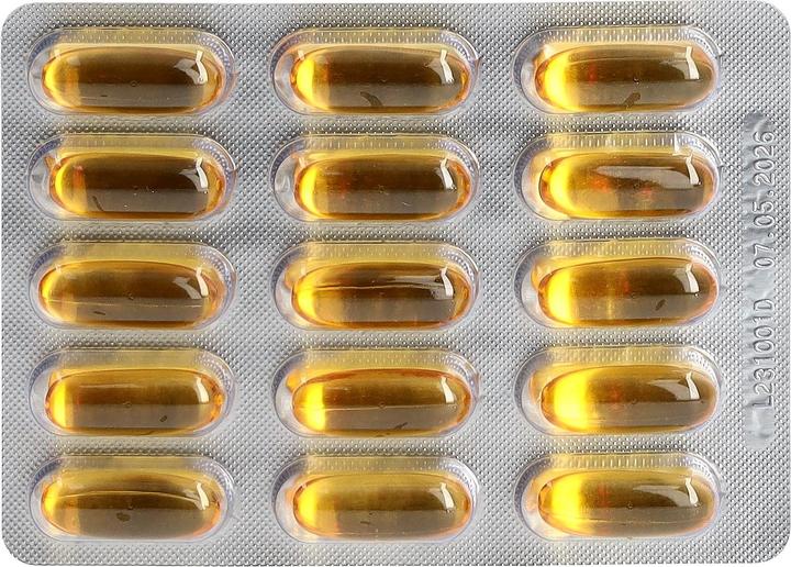 Actual product image Livsane Omega-3 + Vitamin E CH Version Caps (60 Piece, Capsules, 112 g)
