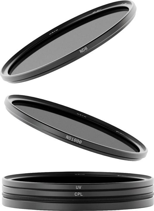 Produktbild Urth 82mm Magnetic Essential Kit (Plus+) (UV+CPL+ND8+ND1000) (82 mm, ND- / Graufilter, Polarisationsfilter, UV-Filter)