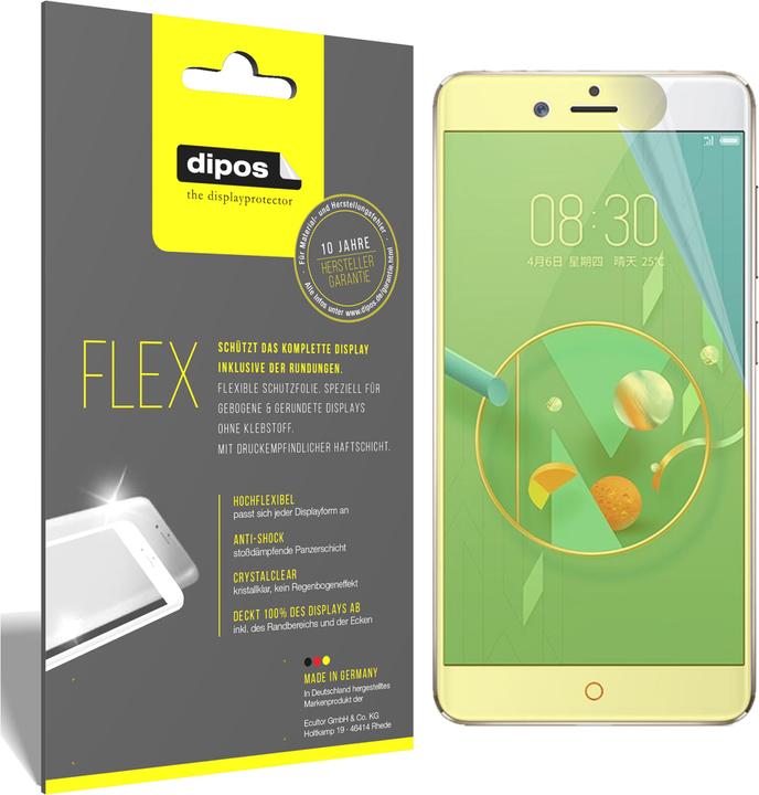 Image du produit Dipos Film de Protection d’écran Full-Cover 3D (3 pcs, ZTE Nubia Z17 Mini S)