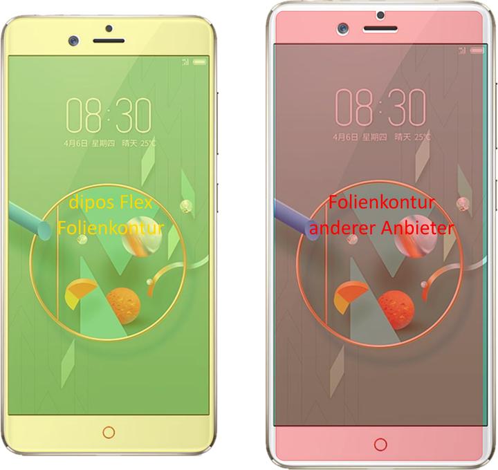 Image du produit Dipos Film de Protection d’écran Full-Cover 3D (3 pcs, ZTE Nubia Z17 Mini S)