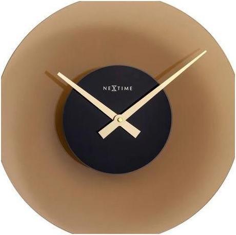 Nextime Wandklok - Ø 40 cm - grijs - zwevend (40 cm)