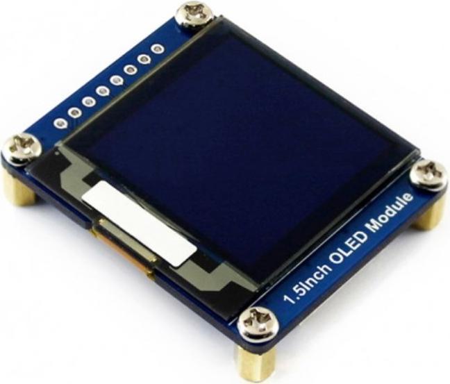 Produktbild WaveShare OLED Display 128x128 1.5inch weiss I2C SPI