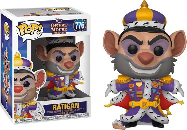 Actual product image Funko POP! - Basil, the great mouse detective: Ratigan