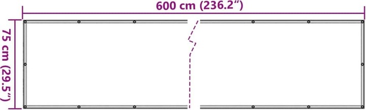Actual product image VidaXL Harv (75 cm)