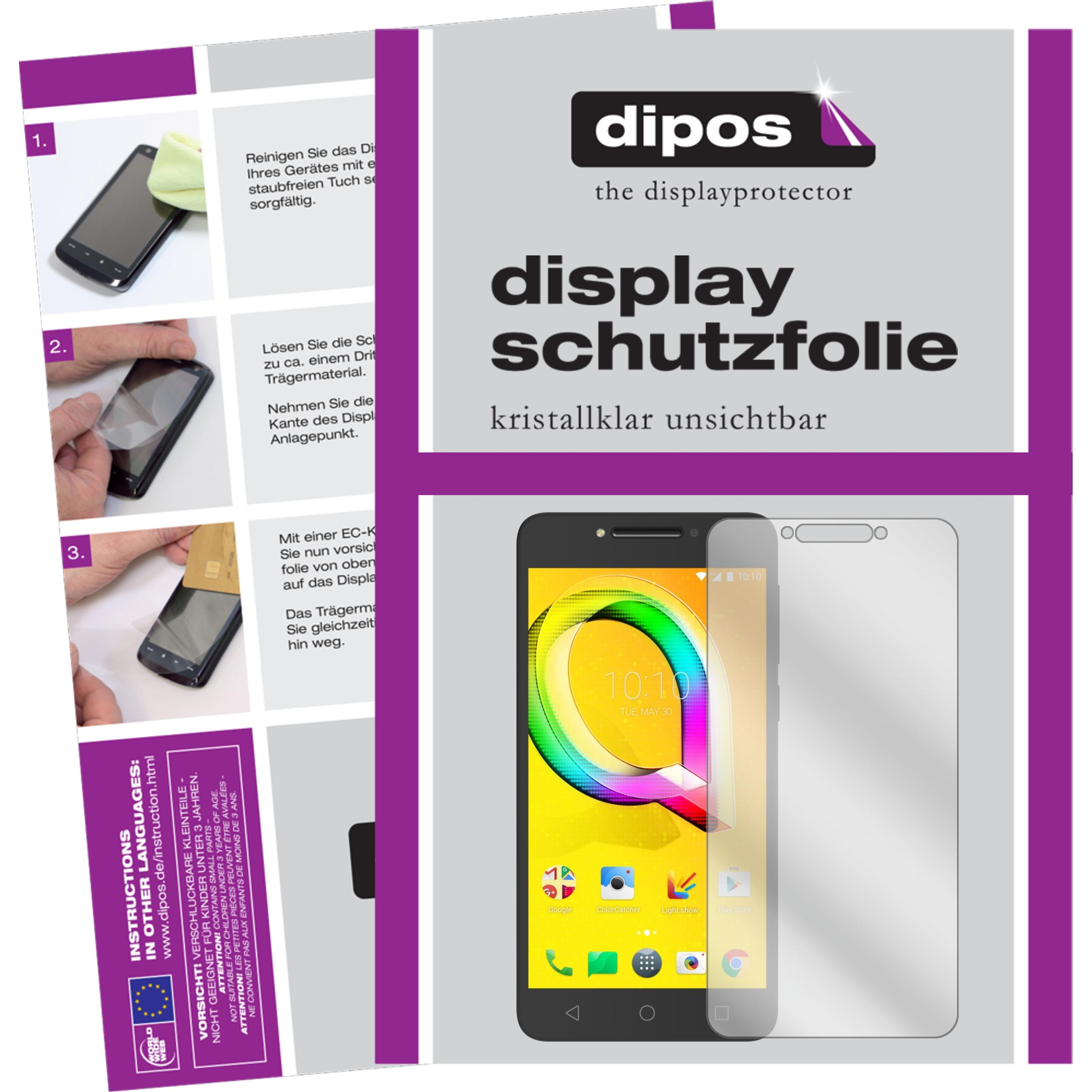 Thumbnail - Dipos Displayschutzfolie Crystalclear (6 Stück, Alcatel A5 LED), Smartphone Schutzfolie, Transparent