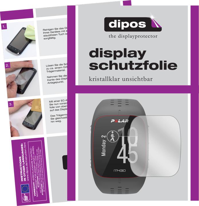 Dipos 6x Pellicola Protettiva Antiriflesso Per Garmin Vivofit 3 – Anti-impronta E Anti-graffio – Made In Germany