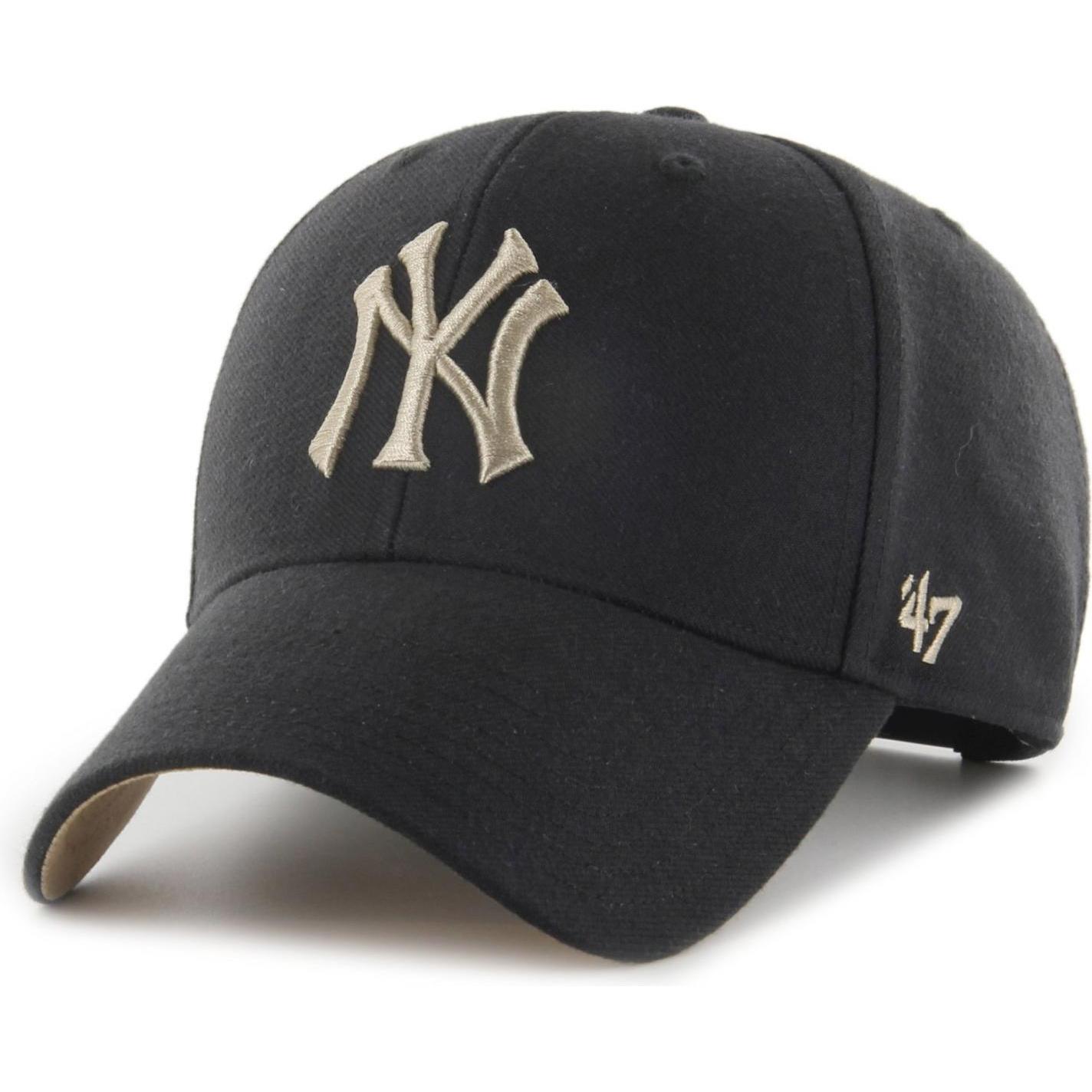 47 Brand, Herren, Cap, Low Ballpark New York Yankees, Schwarz