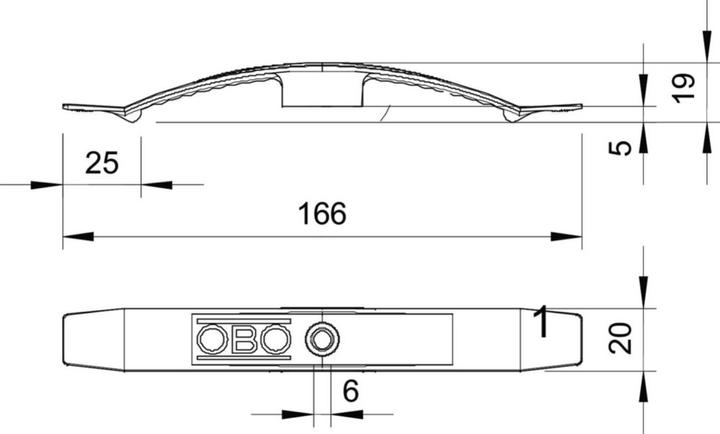 Actual product image OBO Bettermann Cable clamp