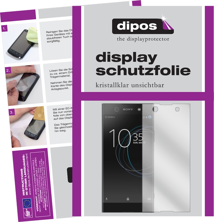 Produktbild Dipos Displayschutzfolie Crystalclear (6 Stück, Sony Xperia XA1 Ultra)