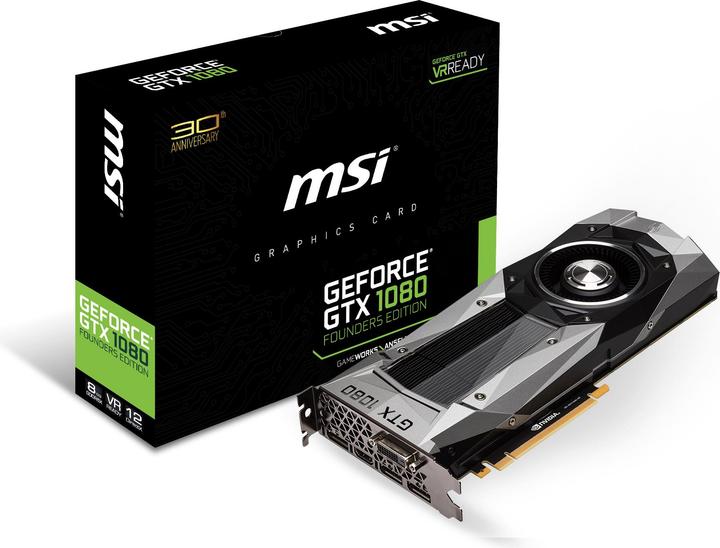 Immagine prodotto MSI GeForce GTX 1080 Founders Edition (8 GB)