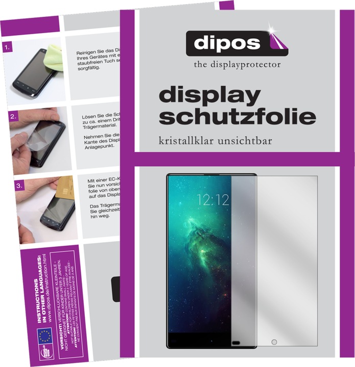 Produktbild Dipos Displayschutzfolie Crystalclear (2 Stück, VKworld Mix Plus)