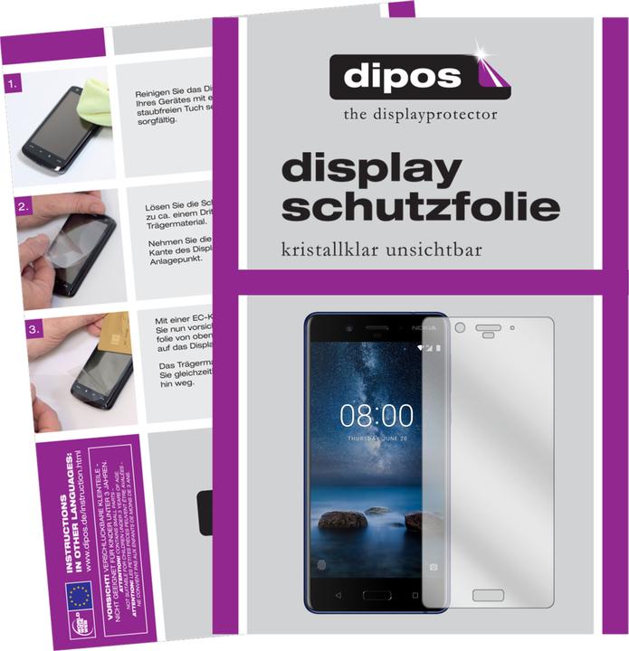 Produktbild Dipos Displayschutzfolie Crystalclear (6 Stück, Nokia 8)