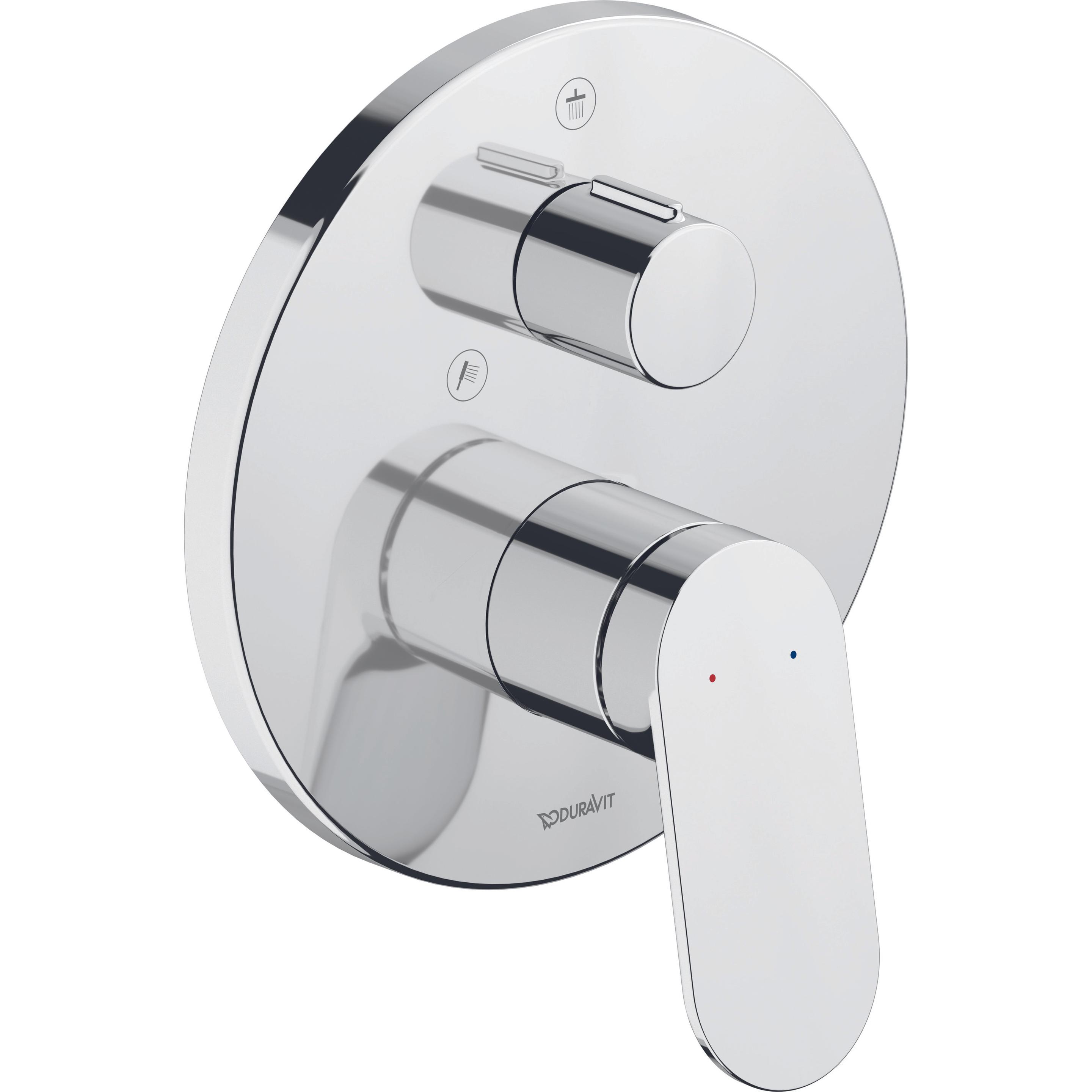 Duravit, Badarmatur, Wave Einhebel-Brausemischer Unterputz